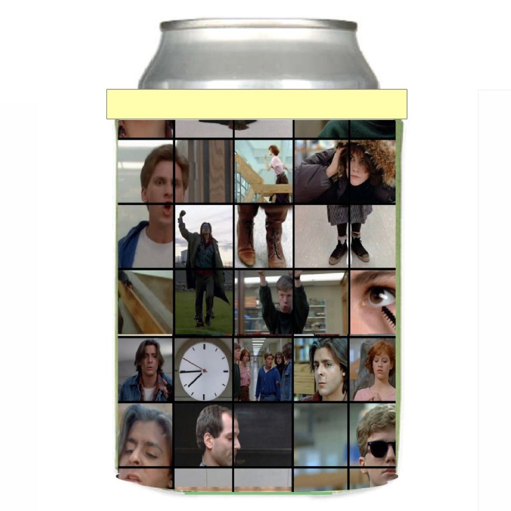 The Breakfast Club Movie Can Cooler Official Hard Shell Promo for Beer or Soda